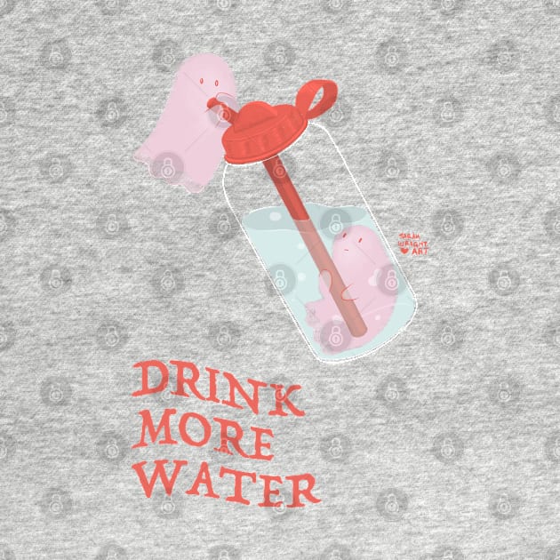 Drink More Water by SarahWrightArt